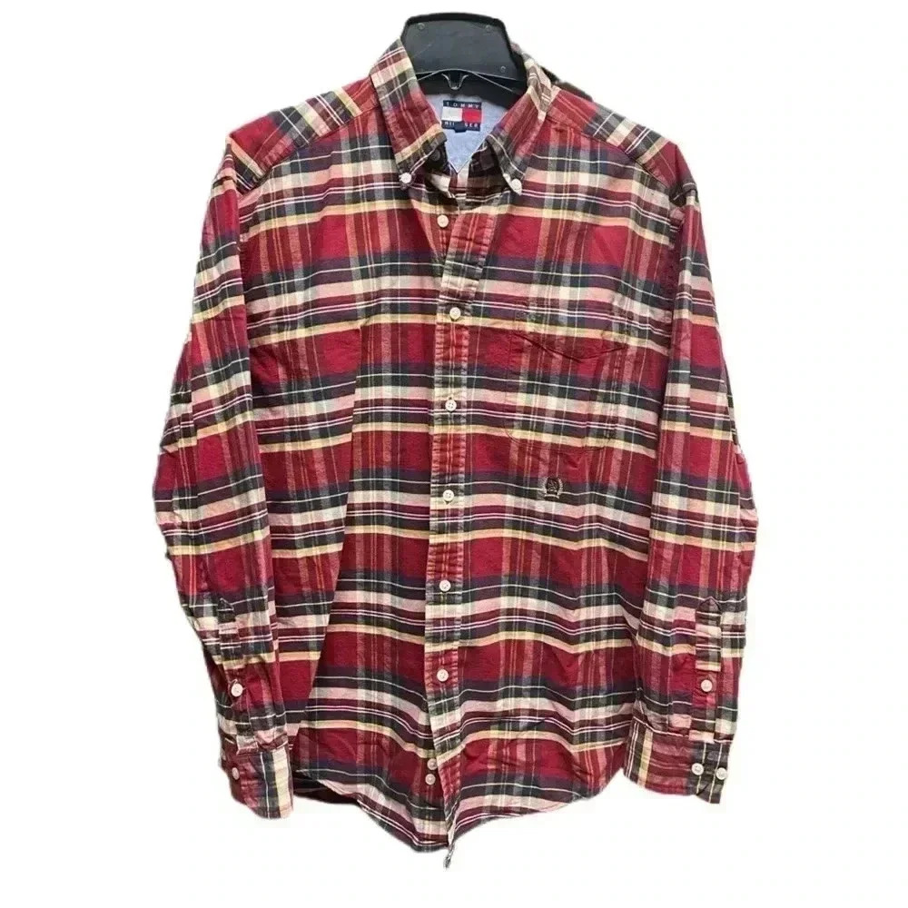 Tommy Hilfiger vintage button down shirt sz M